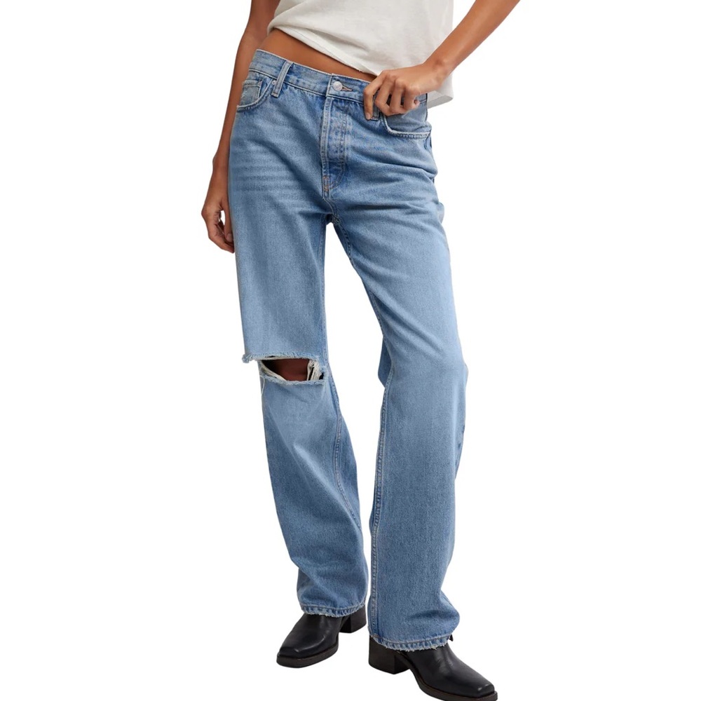Free People We the Free Holly Bootcut Jeans in Cambridge | Size 26